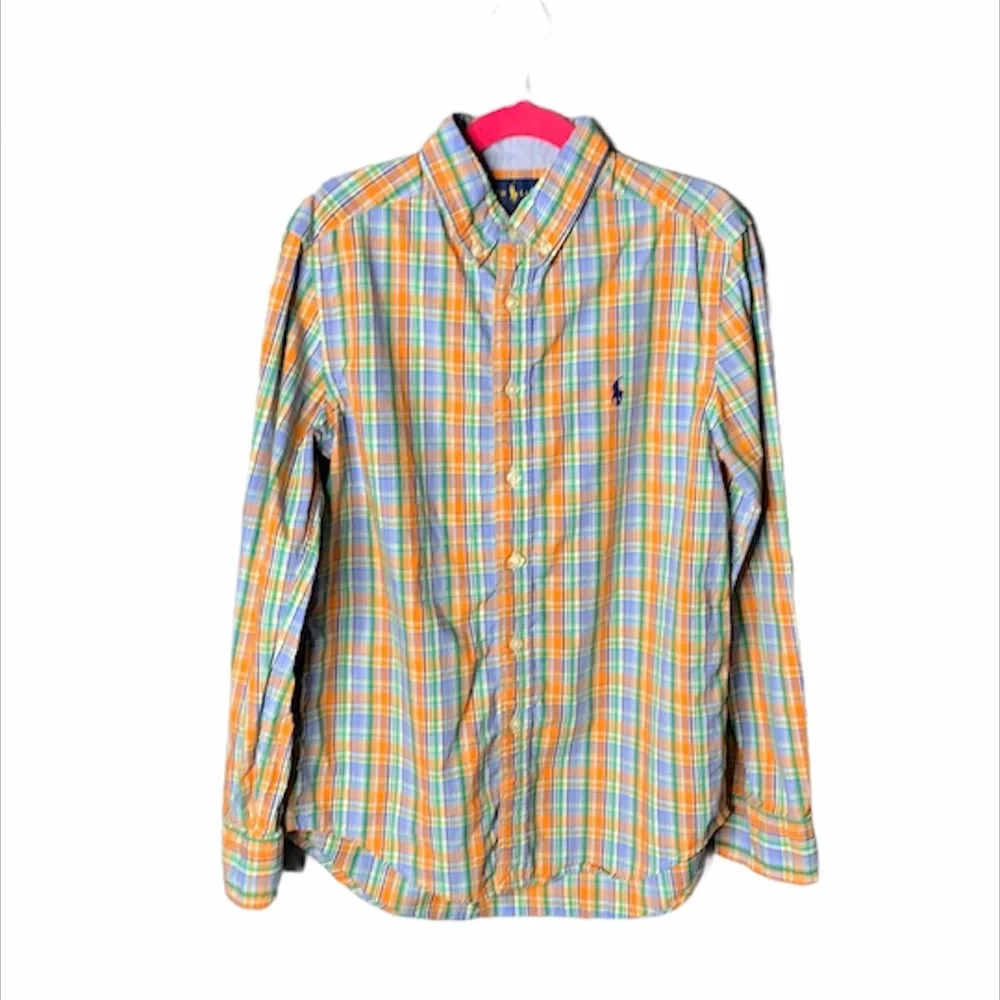 3 Ralph Lauren Boys‎ button down plaid shirts